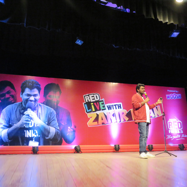 Red FM brings Red Live with Zakir Khan tour to Bangalore - RadioandMusic.com