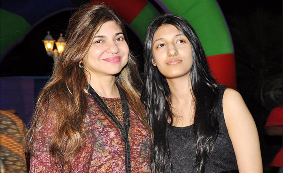 Alka Yagnik and daughter Syesha Kapoor