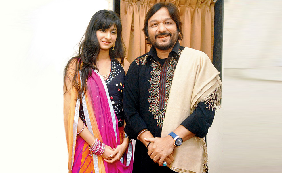 Roop Kumar Rathod and his daughter Reewa Rathod