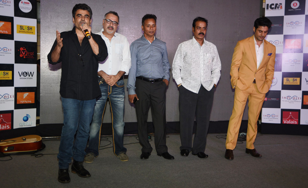  Director Rajeev Jhaveri, Ajay Chabaria, Ravi agarwal, Rajath Manjunath at the music launch of Fever
