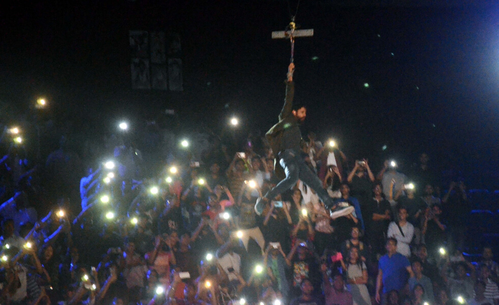 Rock On 2 live concert, Mumbai                                  (Photo Credit : IANS)