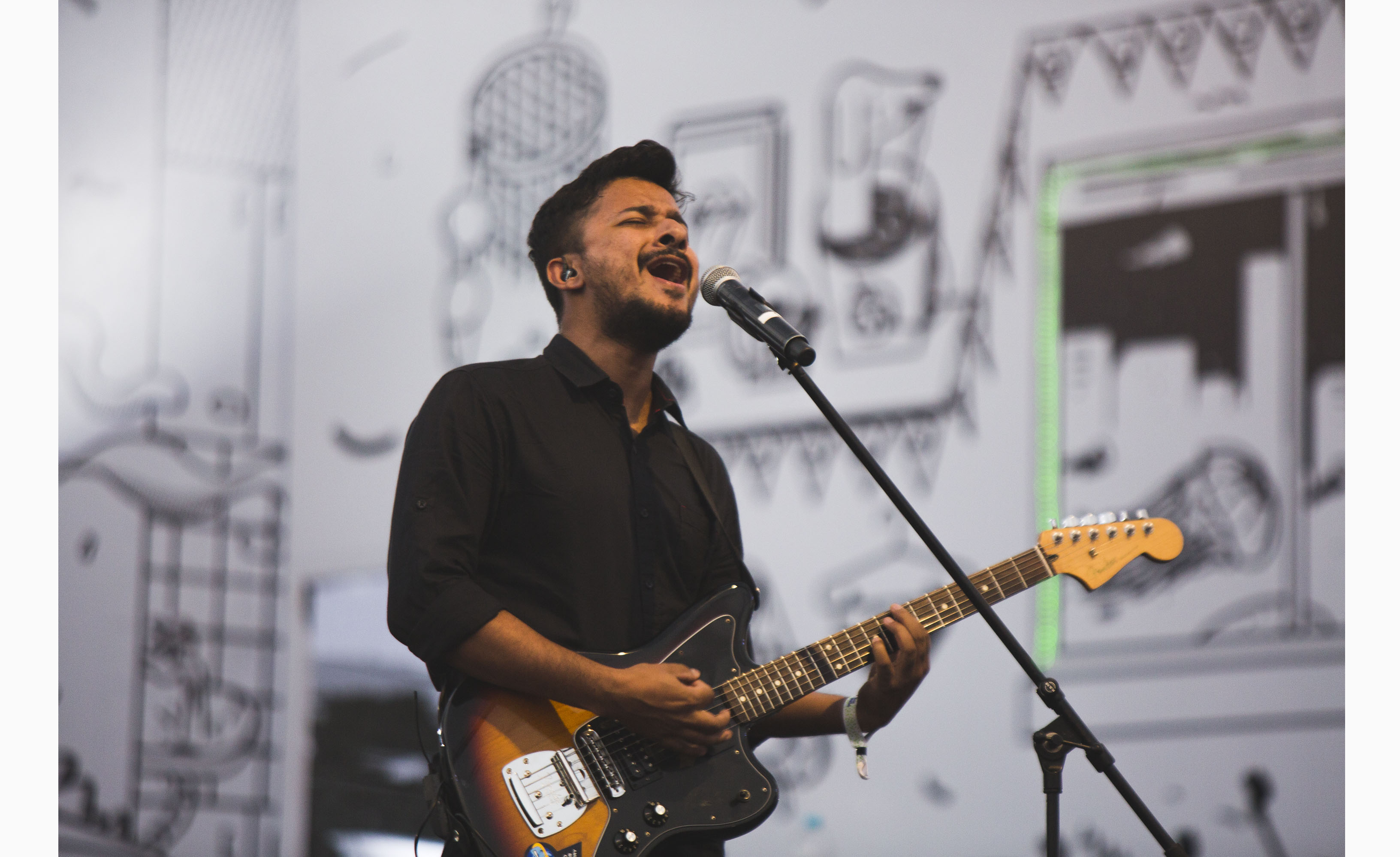 Aswekeepsearching performance on Day 2 of Bacardi NH7 Weekender Pune. Photo Credit - Parizad D