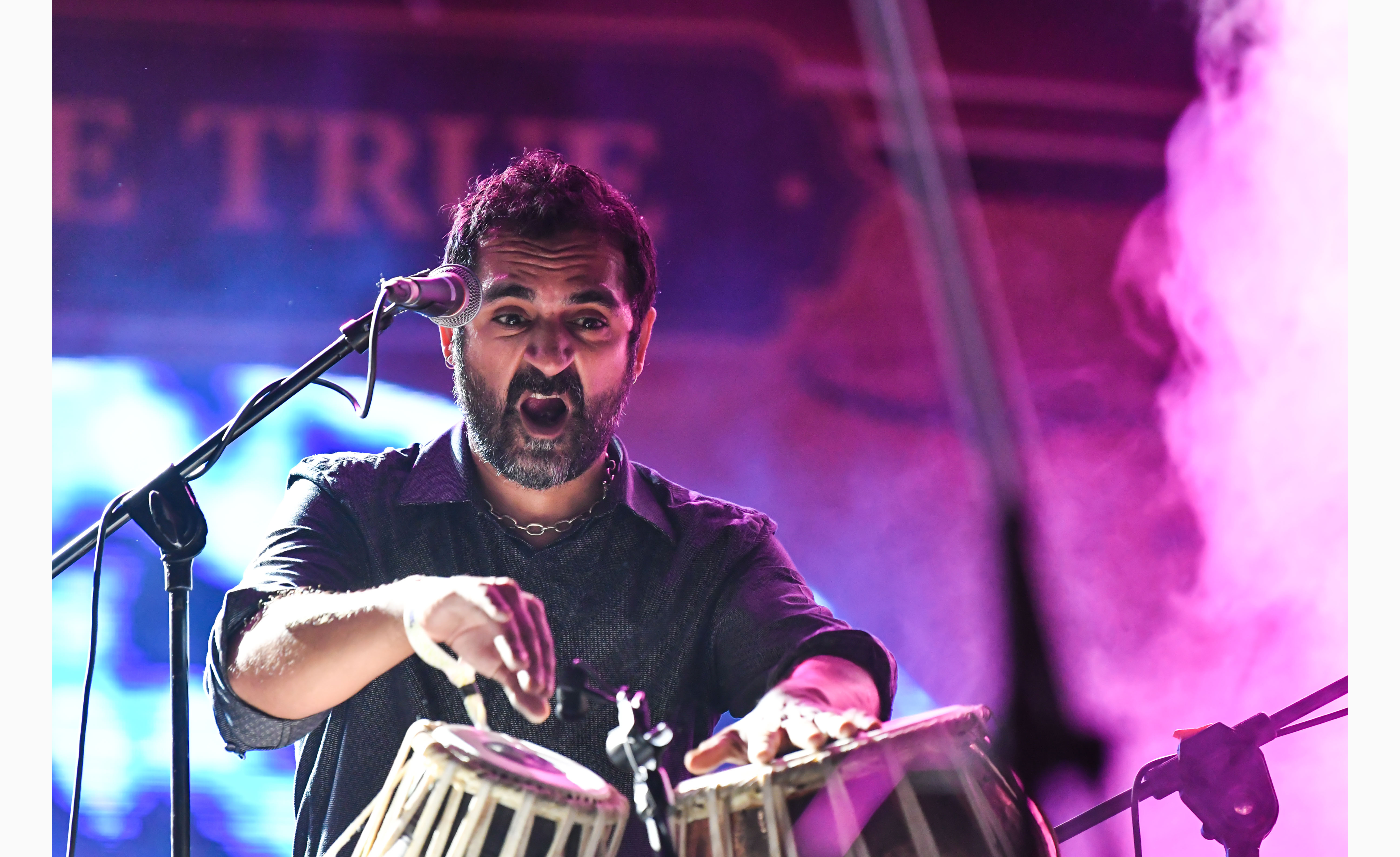 Karsh Kale Collective performance on Day 3 of Bacardi NH7 Weekender Pune. Photo Credit - Clique Photography