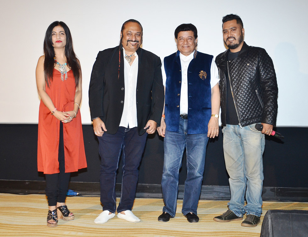Shibani Kashyap, Lesle Lewis, Anup Jalota and Sandeep Khaund 
