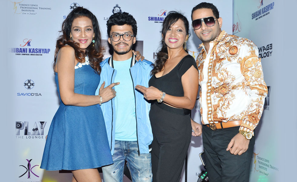 Parvati Khan, DJ Hardik, Merlin   D'Souza and Savio DSa 