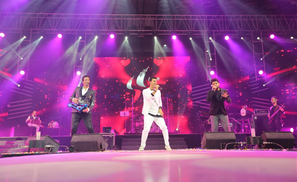  Music Composers Sulaiman Merchant, Salim Merchant and Playback Singer Raj Pandit performing at Heart2Heart Concert