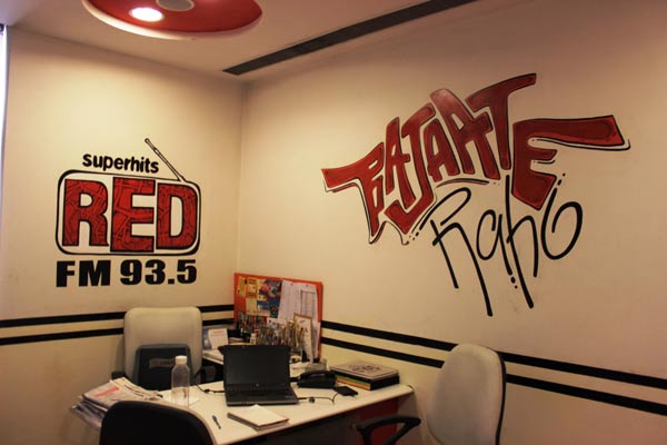 RED FM gets street art on their walls