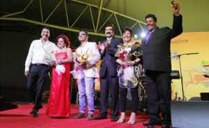 Felicitation of artiste at Musical Fiesta 2017