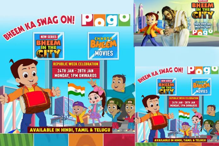 POGO celebrates Republic Day with brand-new content line-up; ropes in  rapper Raftaar for the title track of the new series 'Bheem In The City' |  